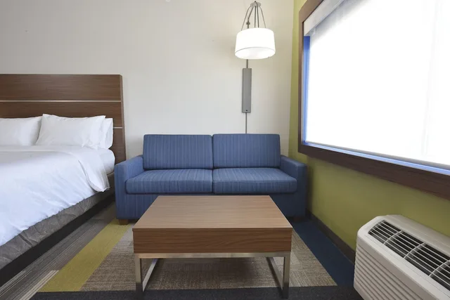 Suite, King Bed, Sofa, Living Area, Holiday Inn Express & Suites Orlando - Lake Nona Area 3/5