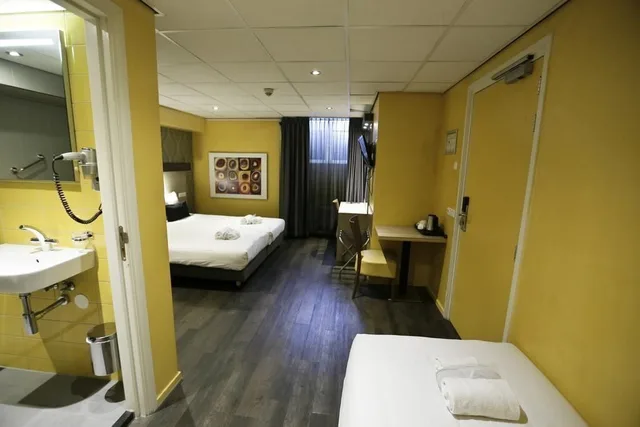 غرفة قياسية ثلاثية بثلاثة أسرّة، City Hotel Amsterdam 5/5