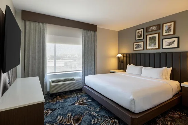 جناح ركني بسرير كينج مع أريكة لذوي الإعاقة، DoubleTree by Hilton Hotel Savannah Airport 3/7