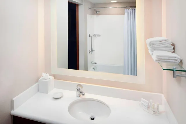 غرفة بسريرين كوين بإطلالة في طابق مرتفع، Springhill Suites Indianapolis Downtown 3/6