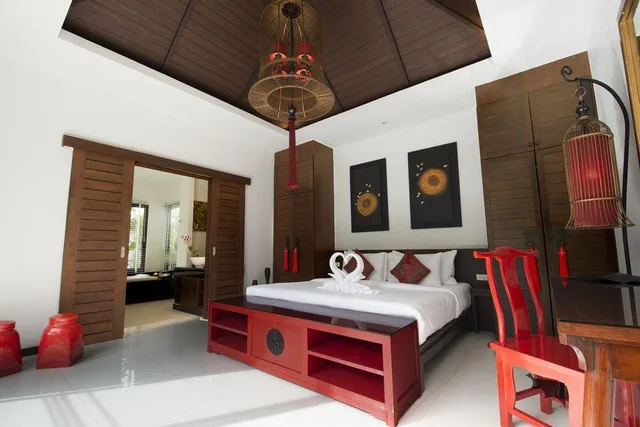 فيلا رئاسية بسريرين منفصلين بـ4 غرف نوم بمسبح خاص، The Bell Pool Villa Resort 2/2