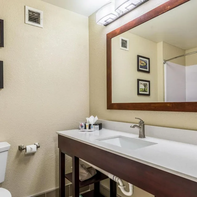 غرفة بسرير كينج مع أريكة، Comfort Inn and Suites Dayton North 4/4