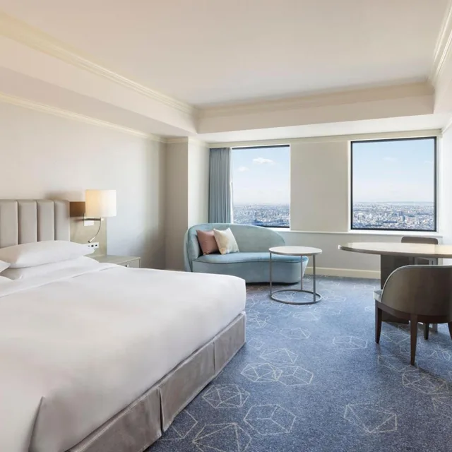 غرفة ديلوكس بسرير كينج بإطلالة على المدينة، Nagoya Marriott Associa Hotel 2/6