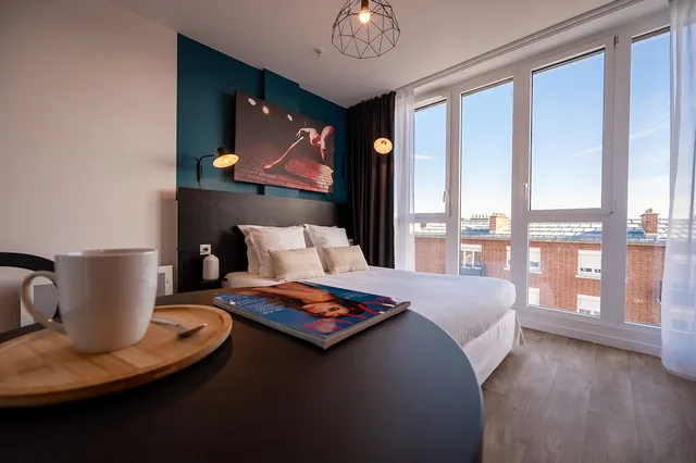 استوديو بريميوم بسرير مزدوج، Nemea Appart Hotel Coliseum Amiens Centre 7/10