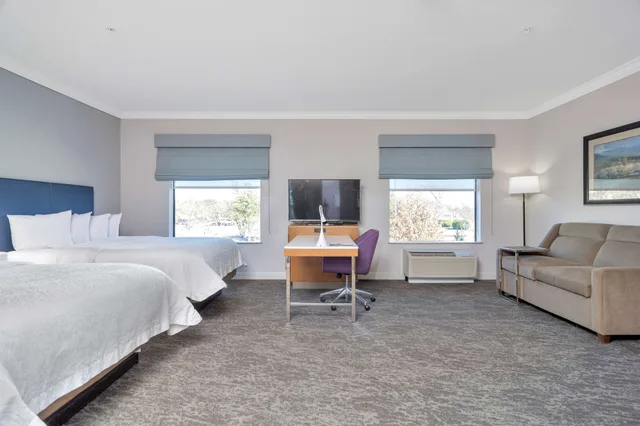 جناح استوديو بسريرين كوين مع أريكة، Hampton Inn Suites Fort Worth Fossil Creek 3/8