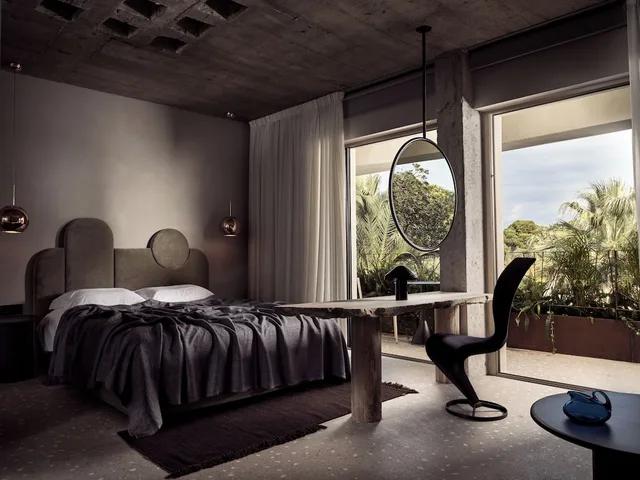 جناح جونيور بسرير كوين بشرفة مع أريكة، Ekies all Senses Resort 6/10