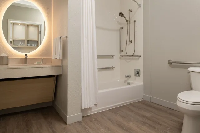 جناح بسريرين مزدوجين بغرفتي نوم لذوي الإعاقة، TownePlace Suites by Marriott San Jose Campbell 3/3