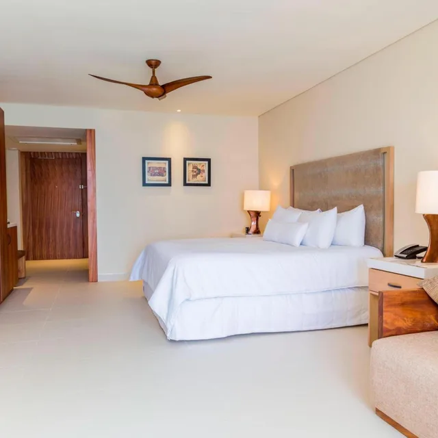 جناح ديلوكس صغير بسرير كينج بإطلالة على البحر بغرفة نوم واحدة، The Westin Cozumel 3/10