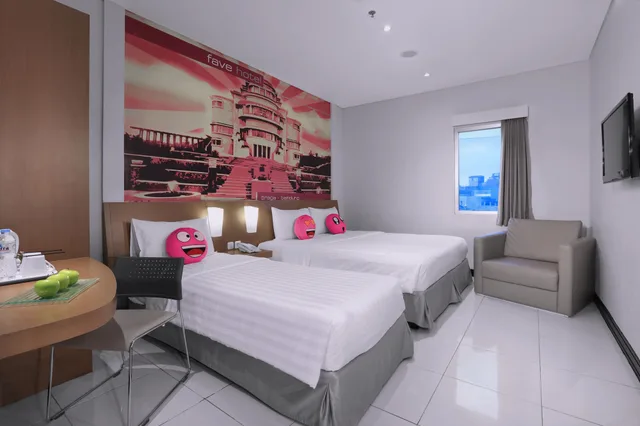 غرفة عائلية بثلاثة أسرّة، favehotel Braga 2/3