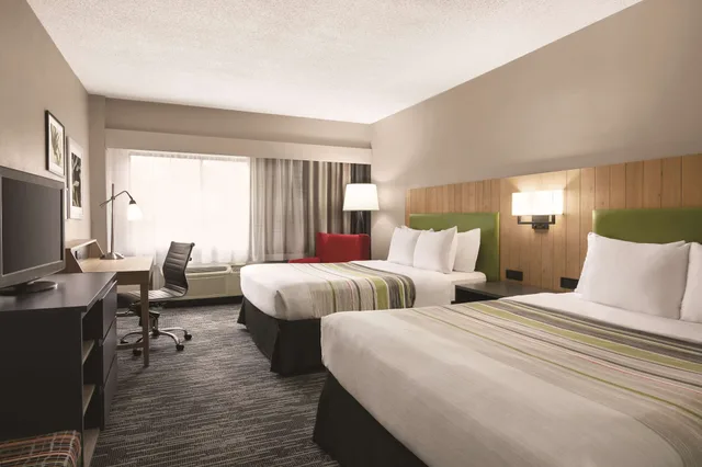 غرفة بسريرين كوين، Country Inn & Suites by Radisson, Williamsburg East (Busch Gardens), VA 4/10