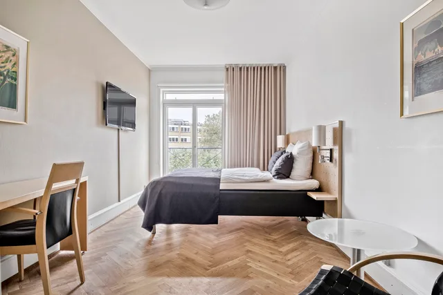 غرفة قياسية بسرير كوين، Hotel Svendborg 3/3