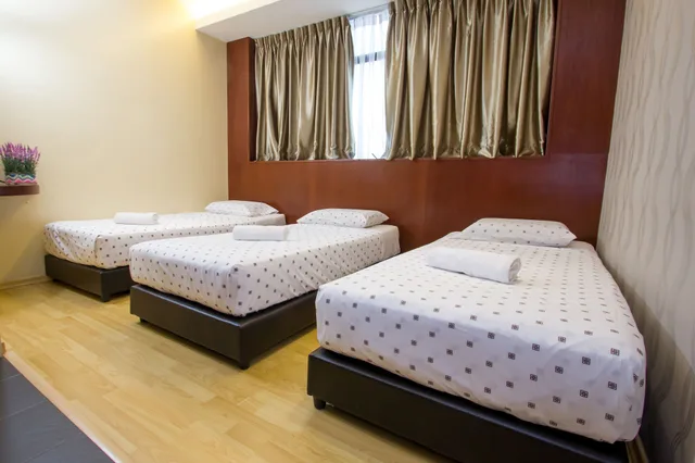 غرفة ديلوكس ثلاثية بثلاثة أسرّة، Remember Hotel Batu Pahat 3/4