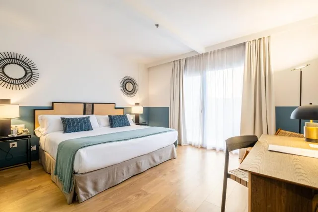 غرفة بسرير مزدوج أو سريرين منفصلين بشرفة، Hotel Soho Boutique Las Vegas 1/9
