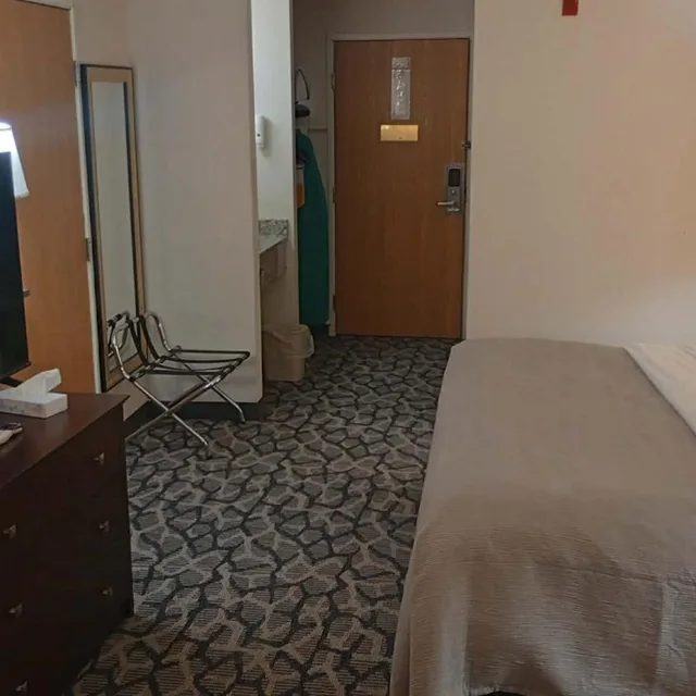 جناح بسرير كينج مع أريكة، Quality Inn & Suites Eldridge Davenport North 8/8
