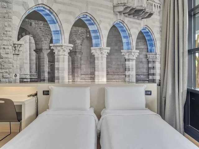 غرفة بسريرين منفصلين لذوي الإعاقة، B&B Hotel Como Camerlata 3/10