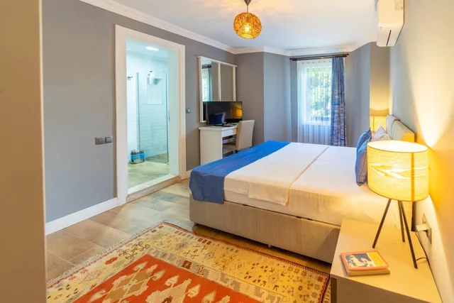 شقة سكنية فاخرة بسريرين كوين بإطلالة على البحر، Iskelem Hotel 10/10