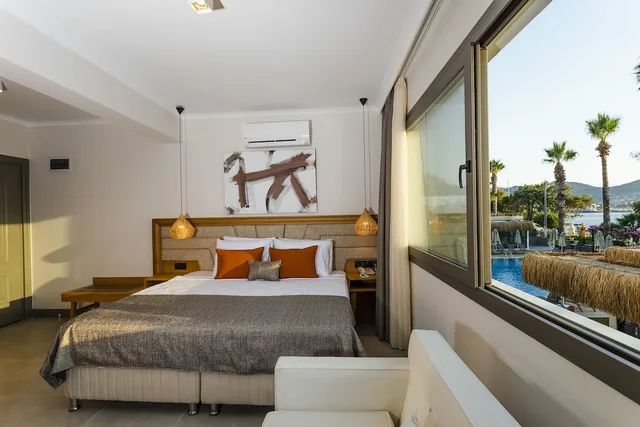 جناح بسرير كينج وسرير كوين، Yalipark Beach Hotel 14/20