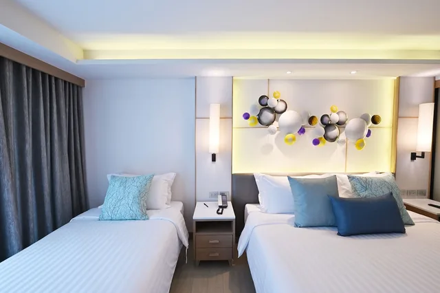 غرفة عائلية ثلاثية بسرير مزدوج وسرير فردي، M Pattaya Hotel 2/5