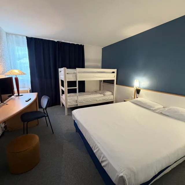 غرفة عائلية، The Originals Boutique Hotel Beausejour Poitiers Nord Futuroscope 3/6