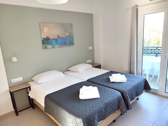 غرفة ديلوكس بسرير مزدوج، Kostas Apartments 5/10