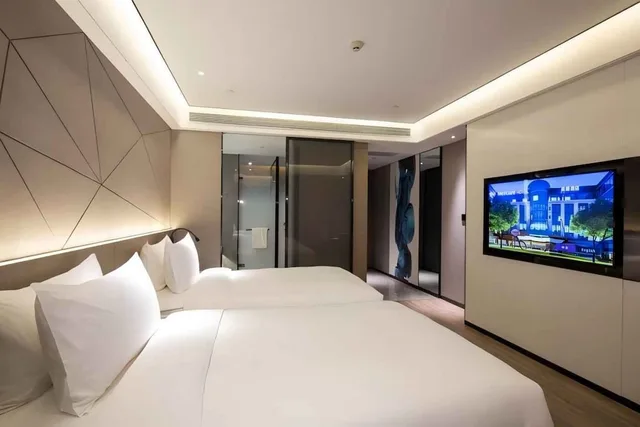 غرفة ديلوكس بسريرين منفصلين، Mercure Xining Haihu CBD 1/8