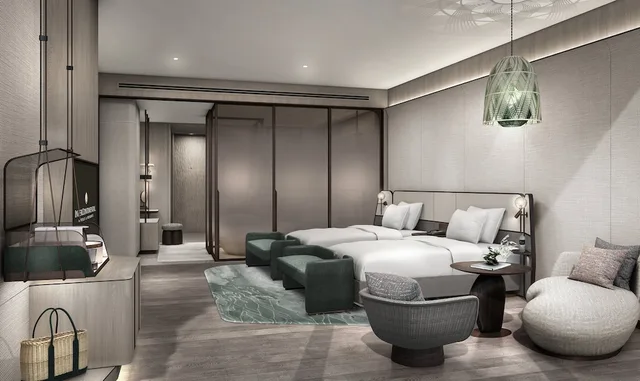 غرفة كلاسيكية بسريرين مزدوجين بإطلالة على البحيرة، Intercontinental Huzhou Taihu South By Ihg 1/4