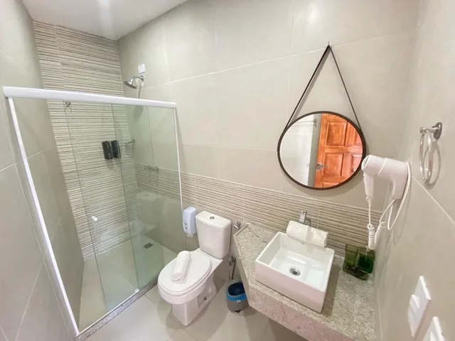 Sol, Family, Suite, 1 Queen and 3 Single Beds, Balcony، Pousada Encontro das Aguas 7/8