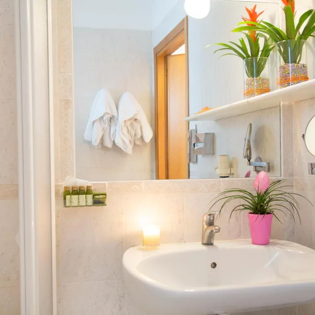 غرفة رباعية بشرفة، Garden Hotel Ripa 5/6