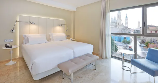 غرفة قياسية بسريرين منفصلين بإطلالة، Nh Ciudad De Zaragoza 6/10