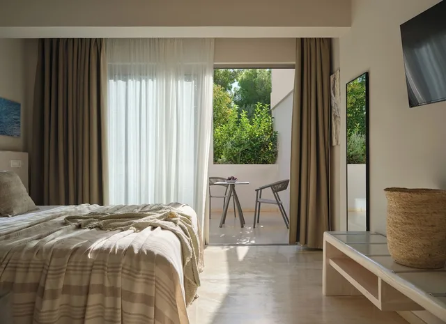 غرفة ديلوكس بسريرين منفصلين بإطلالة على الحديقة، Ionian Hill Hotel 2/10