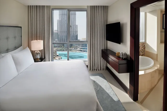 1 Bedroom, Residence, King Bed, Fountain and Fountain View، Address Downtown 1/2