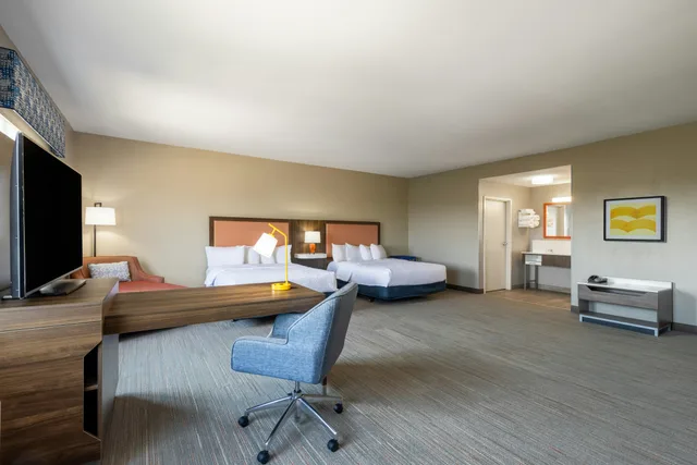 استوديو بسريرين كوين مع أريكة، Hampton Inn & Suites Woodward 1/1