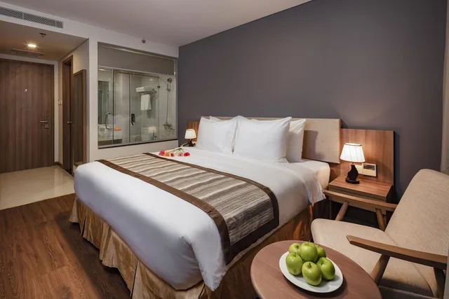 غرفة ديلوكس بسرير مزدوج أو سريرين منفصلين بإطلالة على المدينة، Libra Nha Trang Hotel 6/10