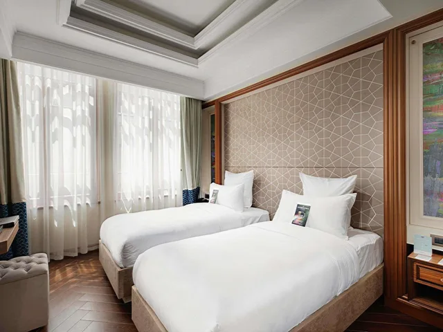 غرفة قياسية بسريرين منفصلين، Mercure Istanbul Sirkeci 4/9