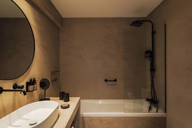 جناح بسرير كينج بإطلالة على الحديقة بشرفة بغرفة نوم واحدة مع أريكة، Villas D Agua 9/10