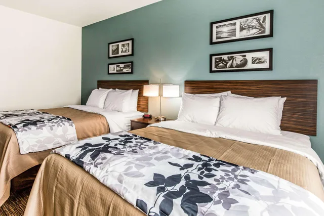 غرفة رباعية بسريرين كوين، Sleep Inn & Suites Bryan - College Station 3/3