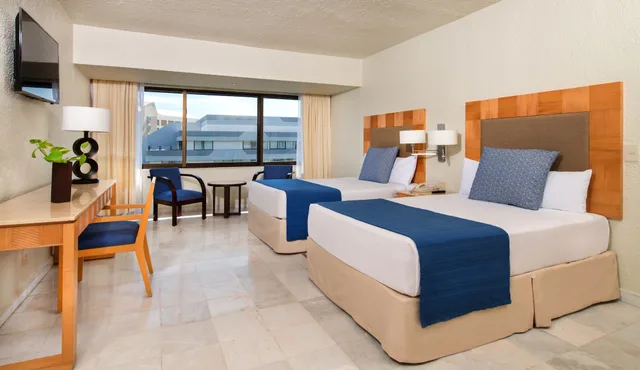 غرفة ديلوكس بسريرين مزدوجين، Park Royal Beach Cancun - All Inclusive 1/2