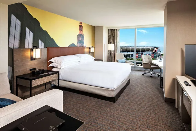 غرفة ركنية بسرير كينج، Hilton Cleveland Downtown 1/5