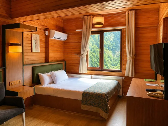 غرفة ديلوكس رباعية بسريرين مزدوجين، AYDER DOGA RESORT 3/10