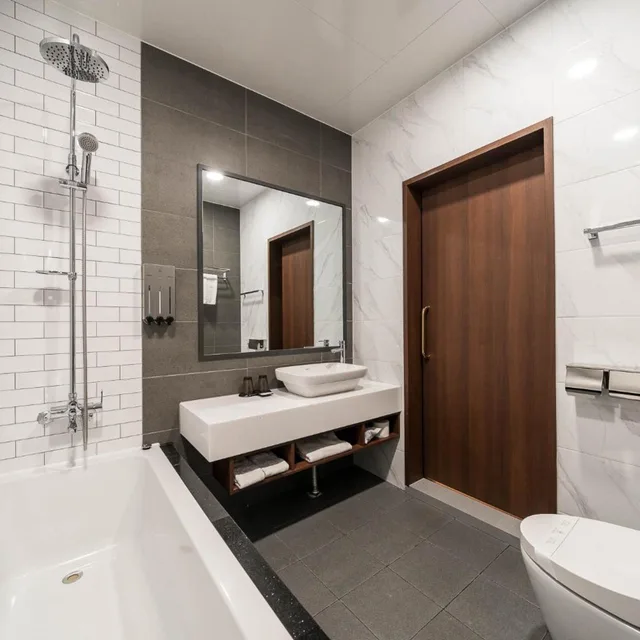 غرفة ديلوكس بسرير مزدوج بحوض استحمام، Hotel Demer 10/10