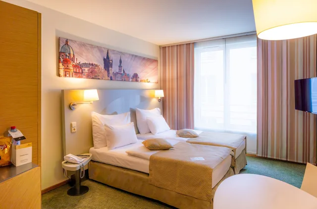 غرفة كلاسيكية بسرير مزدوج أو سريرين منفصلين، Grandium Hotel Prague 8/10