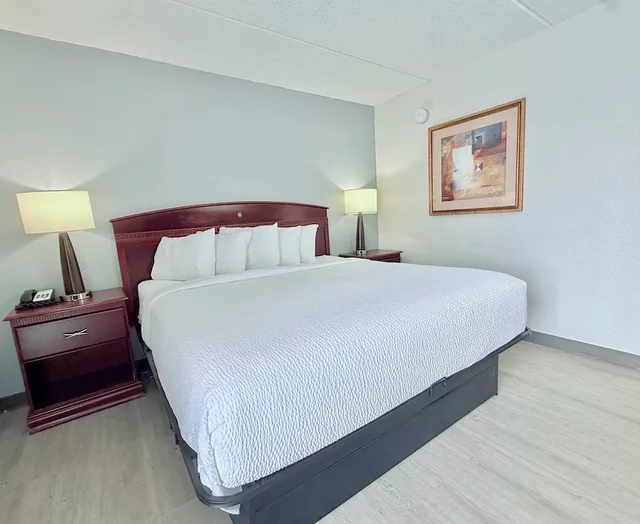 غرفة بسرير كينج يُسمح فيها بالحيوانات الأليفة، Baymont By Wyndham Michigan City 1/3