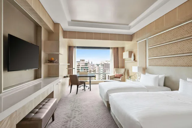 غرفة ديلوكس بسرير مزدوج، Shangri La At the Fort Manila 1/2