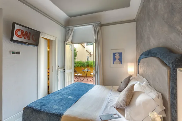 غرفة بسريرين منفصلين بشرفة، Rivoli Boutique Hotel 9/10