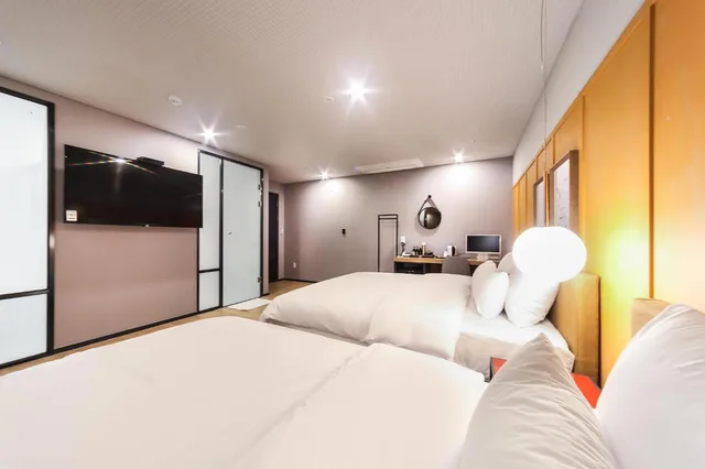 جناح عائلي بسريرين منفصلين، Seomyeon Brown-dot Hotel Gold Busan 1/10