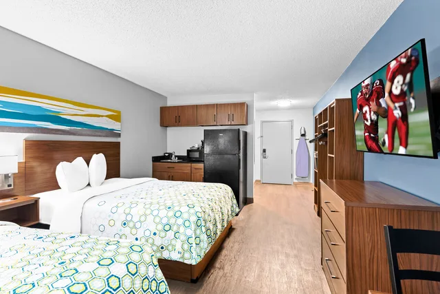 استوديو بسريرين مزدوجين، HomeTowne Studios by Red Roof & Conference Center Cortland 2/5
