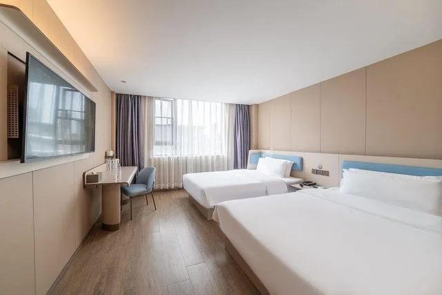 غرفة بسريرين، Hanting Hotel (Zhuhai Doumen Daxin Xinduhui) 1/2