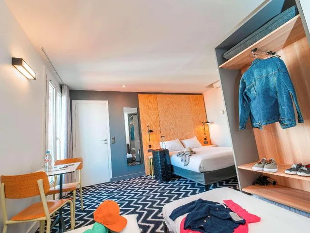 جناح بسرير مزدوج وسرير فردي، Ibis Styles Paris Place d Italie Bute aux Cailles 1/1