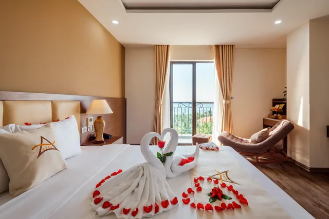 جناح ديلوكس بشرفة، Aquasun Hotel 1/1