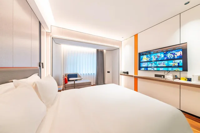 غرفة قياسية بسرير كينج وسرير كوين، HOLIDAY INN EXPRESS CHENGDE DOWNTOWN 4/9